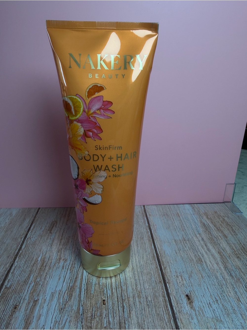 Nakery Beauty SkinFirm Body + Hair Wash — Orange Nourishing Cleanser